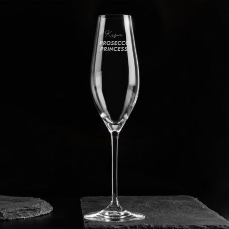 Kieliszek z grawerem dla przyjaciki PROSECCO PRINCESS