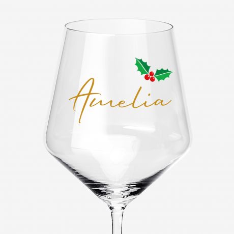 witeczny kieliszek z imieniem DLA NIEJ prezent na wita dla niej prezent witeczny dla niej