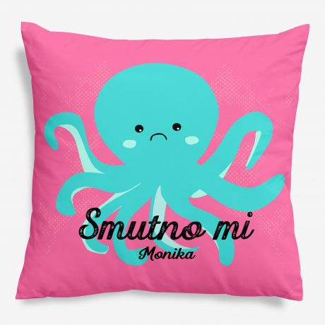 Kolorowa poduszka O�MIORNICA DWUSTRONNA 