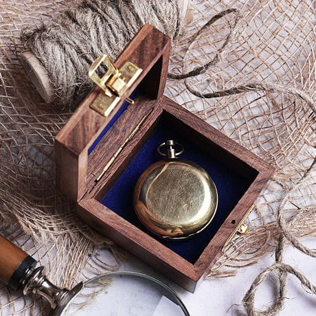 Kompas z grawerowanym pudełkiem KOTWICA prezent dla przyjaciela 