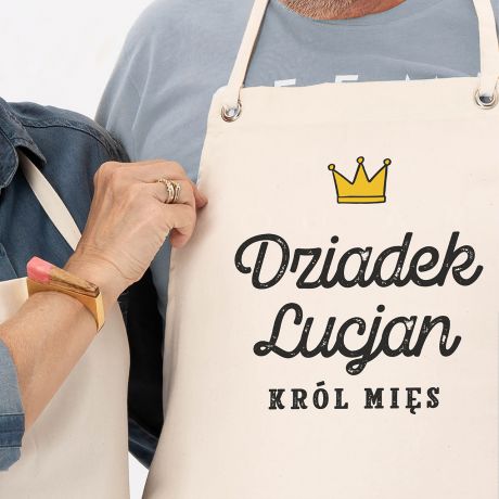 Personalizowane fartuchy PRAKTYCZNY PREZENT NA DZIE BABCI I DZIADKA prezent dla babci i dziadka