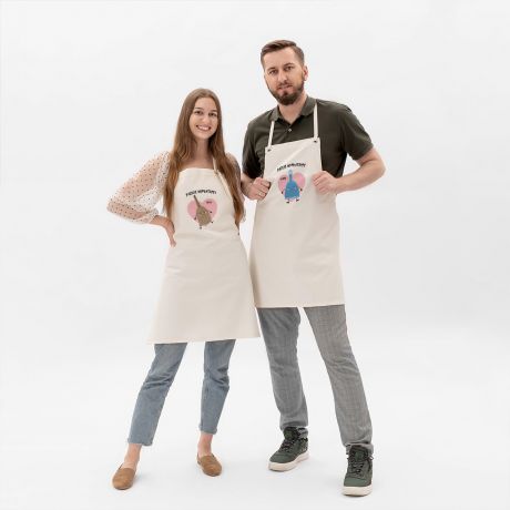 Fartuchy personalizowane RAZEM WYMIATAMY pomys na prezent dla pary