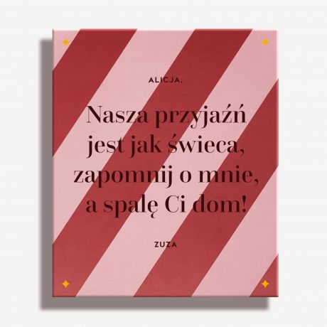 Komplet wieczek SPAL CI DOM zestaw prezentowy dla przyjaciki