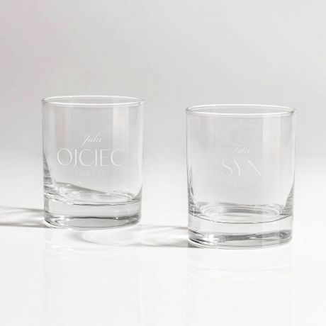 Komplet szklanek do whisky PREZENT DLA DOROS�EGO SYNA I OJCA