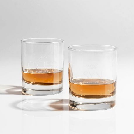 Komplet szklanek do whisky PREZENT DLA DOROS�EGO SYNA I OJCA