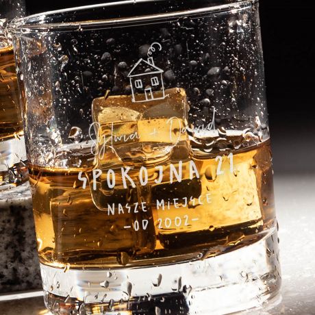 Szklanki do whisky z grawerem ORYGINALNY PREZENT NA PARAPETÓWKĘ