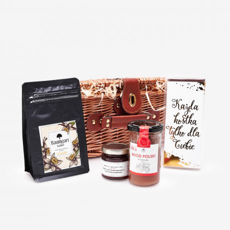 Kosz upominkowy dla babci PREZENT Z OKAZJI DNIA BABCI