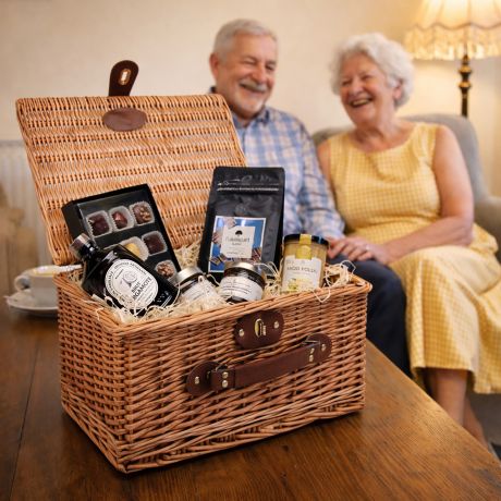 Kosz prezentowy DLA BABCI I DZIADKA