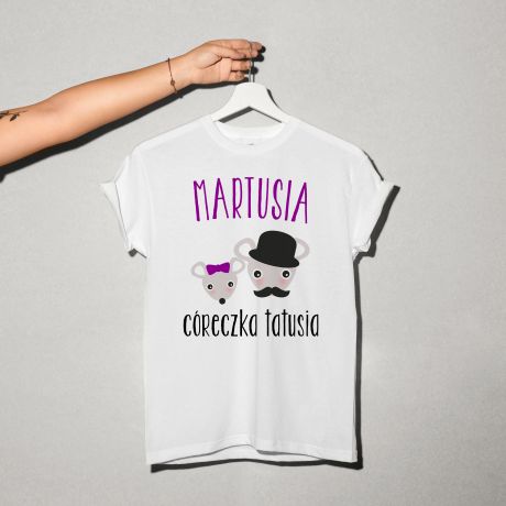Koszulka CRECZKA TATUSIA prezent dla dziewczynki