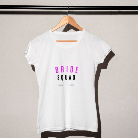 Koszulka na wieczr panieski BRIDE SQUAD - M