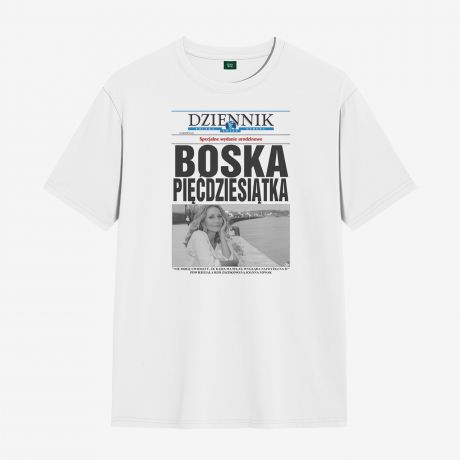 Koszulka damska na 50 urodziny DZIENNIK - S prezent na 50 urodziny koszulka na 50 urodziny