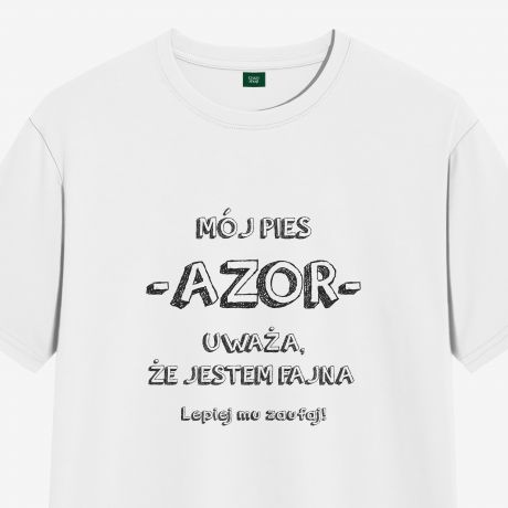 Koszulka damska PREZENT DLA PSIARY - L koszulka dla psiary prezent dla mioniczki psw