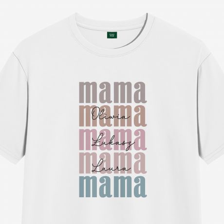 Koszulka damska z nadrukiem BLUZKA DLA MAMY - XL koszulka dla mamy prezent na Dzie Matki prezent dla mamy