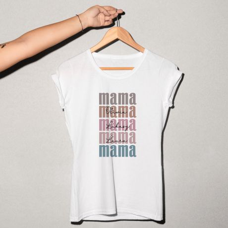 Koszulka damska z nadrukiem BLUZKA DLA MAMY - XL