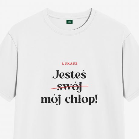 Koszulka dla chopaka MJ CHOP - XL koszulka na dzie chopaka prezent dla chopaka prezent na dzie chopaka