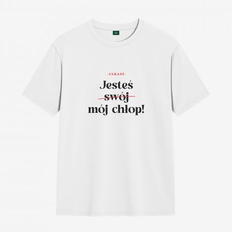 Koszulka dla chopaka MJ CHOP - XXL koszulka na dzie chopaka prezent dla chopaka prezent na dzie chopaka