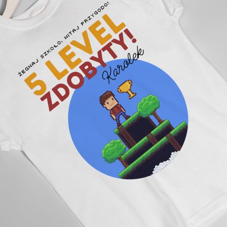 Koszulka dla chopca PREZENT NA ZAKOCZENIE ROKU