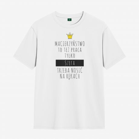 Koszulka dla mamy MACIERZYSTWO - M mieszne koszulki dla mamy prezent dla mamy