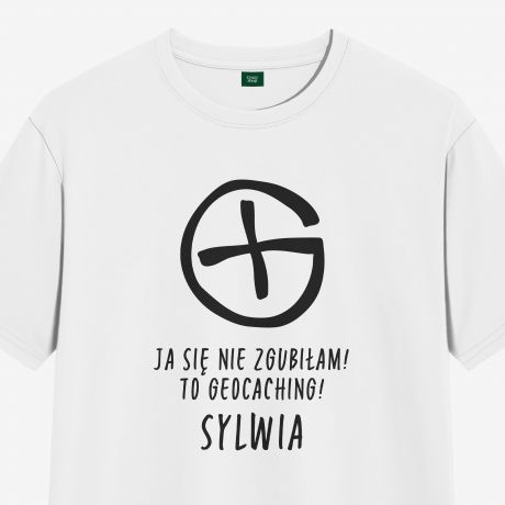 Koszulka dla mioniczki gier terenowych GEOCACHING - S koszulka dla gracza prezent dla gracza