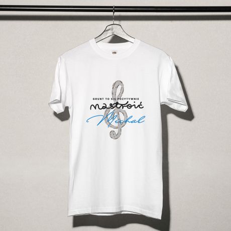 Koszulka dla muzyka POZYTYWNY NASTRJ - XL