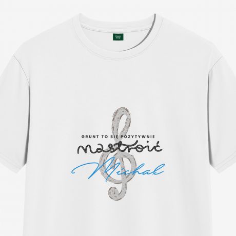 Koszulka dla muzyka POZYTYWNY NASTRJ - XL