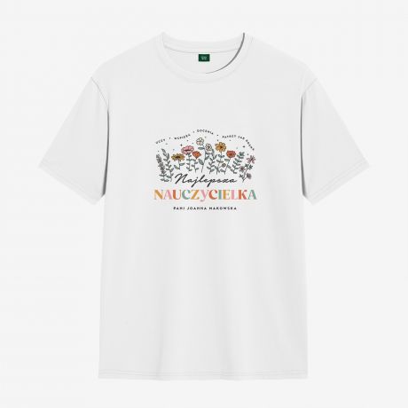 Personalizowana koszulka dla nauczycielki PREZENT NA ZAKO�CZENIE ROKU SZKOLNEGO - XL