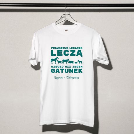 Koszulka dla weterynarza PRAWDZIWI LEKARZE - XXL