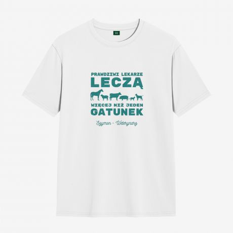 Koszulka dla weterynarza PRAWDZIWI LEKARZE - XXL