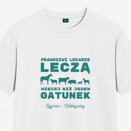 Koszulka dla weterynarza PRAWDZIWI LEKARZE - XXL