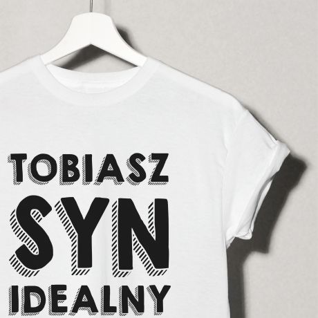 Koszulka dziecica z nadrukiem PREZENT DLA SYNA