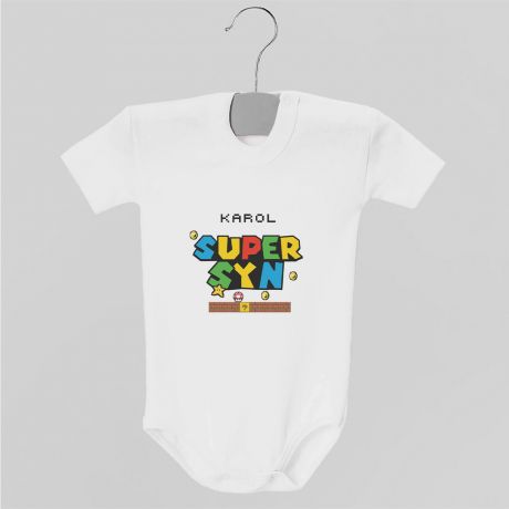 Koszulka i body dla taty i syna SUPER