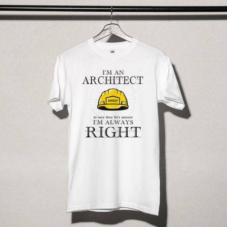 Koszulka mska z nadrukiem PREZENT DLA ARCHITEKTA - XL