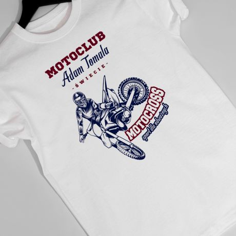 Koszulka męska z nadrukiem MOTOCROSS prezent dla motocyklisty