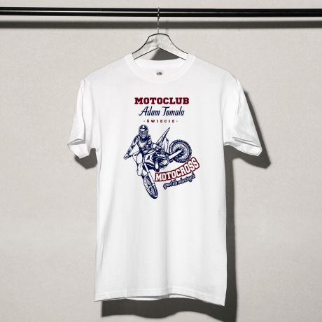 Koszulka męska z nadrukiem MOTOCROSS prezent dla motocyklisty