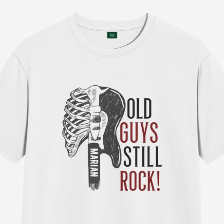 Koszulka mska z nadrukiem ROCK koszulka urodzinowa - S