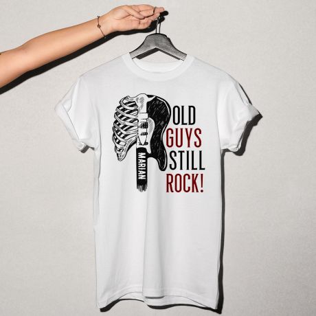 Koszulka męska z nadrukiem ROCK koszulka urodzinowa - S