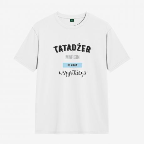 Koszulka mska z nadrukiem TATADER - S