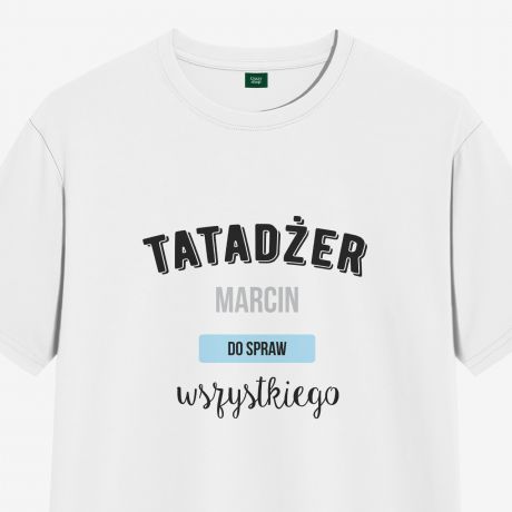Koszulka mska z nadrukiem TATADER - S