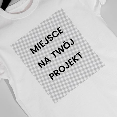 Koszulka mska z nadrukiem TWJ PROJEKT - M