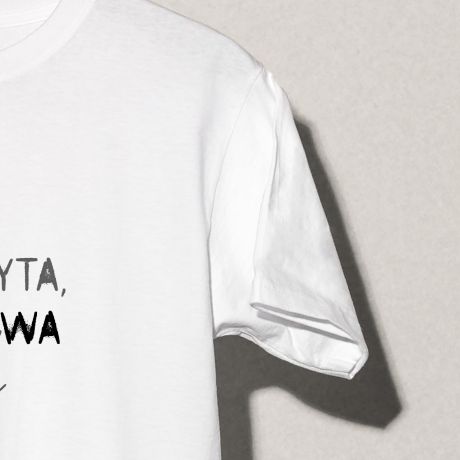 Koszulka mska z napisem PREZENT DLA SSIADA - XL
