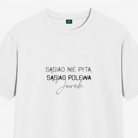 Koszulka mska z napisem PREZENT DLA SSIADA - XXL
