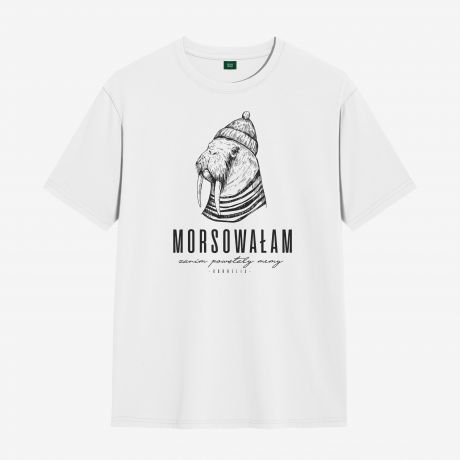 Koszulka morsa MORSOWAAM ZANIM POWSTAY MEMY - XL koszulka dla morsa prezent dla morsa prezent dla niej