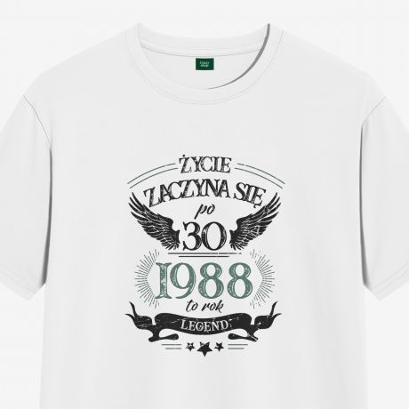 Koszulka na 30 urodziny LEGENDA - S