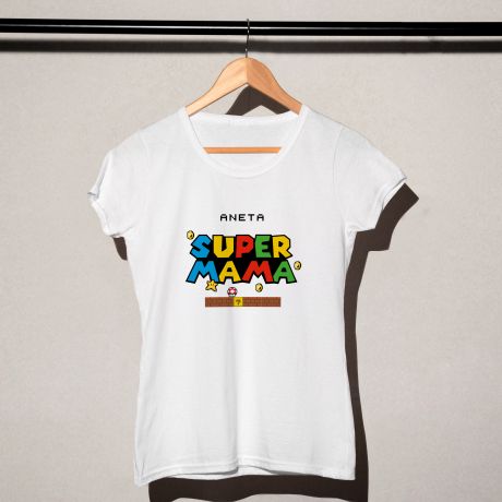 Personalizowana koszulka SUPERMAMA - S