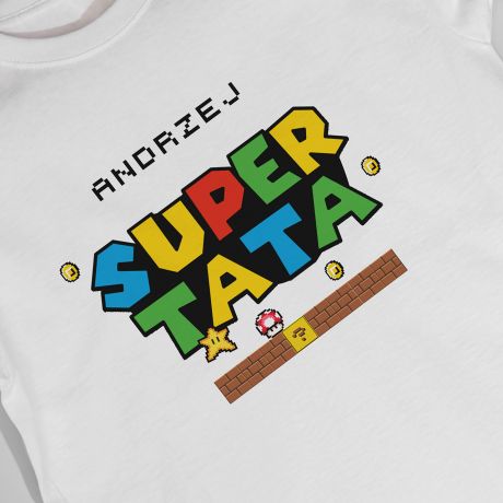 T-shirt na Dzie Ojca SUPER TATA - S
