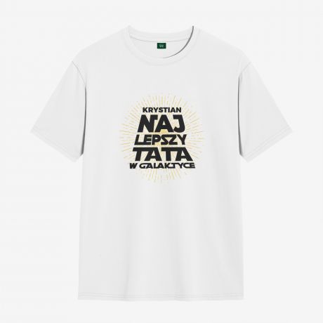 Koszulka na Dzie Taty NAJLEPSZY TATA W GALAKTYCE - M