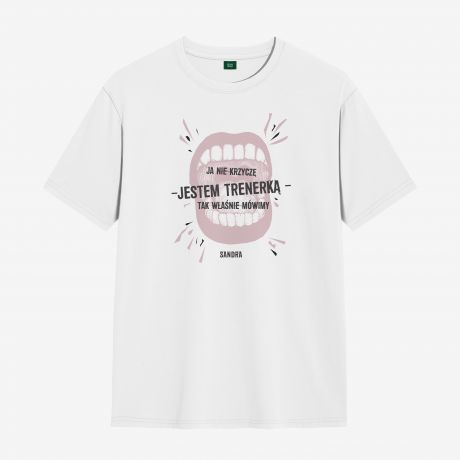 Koszulka personalizowana PREZENT DLA TRENERKI - XL prezent dla trenerki personalnej