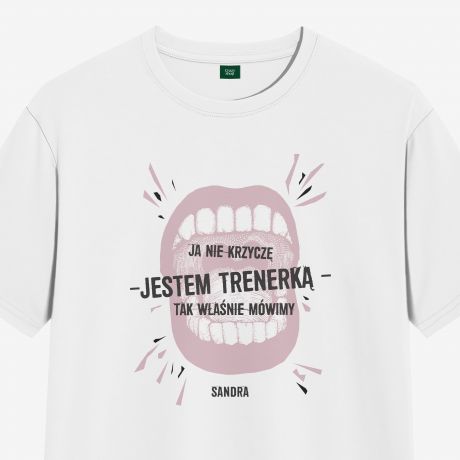 Koszulka personalizowana PREZENT DLA TRENERKI - XL prezent dla trenerki personalnej