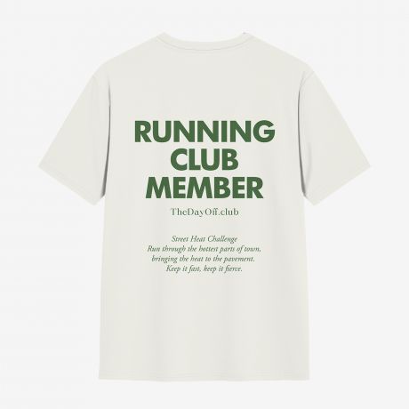 Koszulka TheDayOff RUNNING CLUB MEMBER - L  t shirt dobrej jakoci prezent dla sportowca