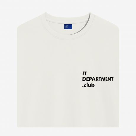 Koszulka TheDayOff IT DEPARTMENT prezent dla informatyka - L koszulka z nadrukiem koszulka dobrej jakoci